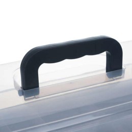 Suuri lääkelaatikko 32 × 22,5 × 19 cm – harmaa