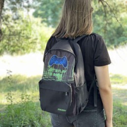 Gaming-Koulureppu ja Jumppapussi Setti 22L | Peli-reppu lapselle