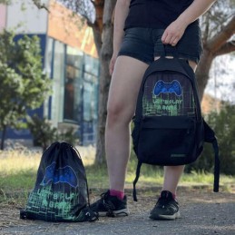 Gaming-Koulureppu ja Jumppapussi Setti 22L | Peli-reppu lapselle