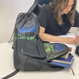 Gaming-Koulureppu ja Jumppapussi Setti 22L | Peli-reppu lapselle
