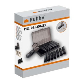 Lääkeannostelija 7 pv / 3 krt päivässä | Tyylikäs Musta Dosetti