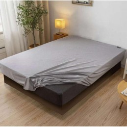 Aluslakana 180 × 200 cm – harmaa jersey
