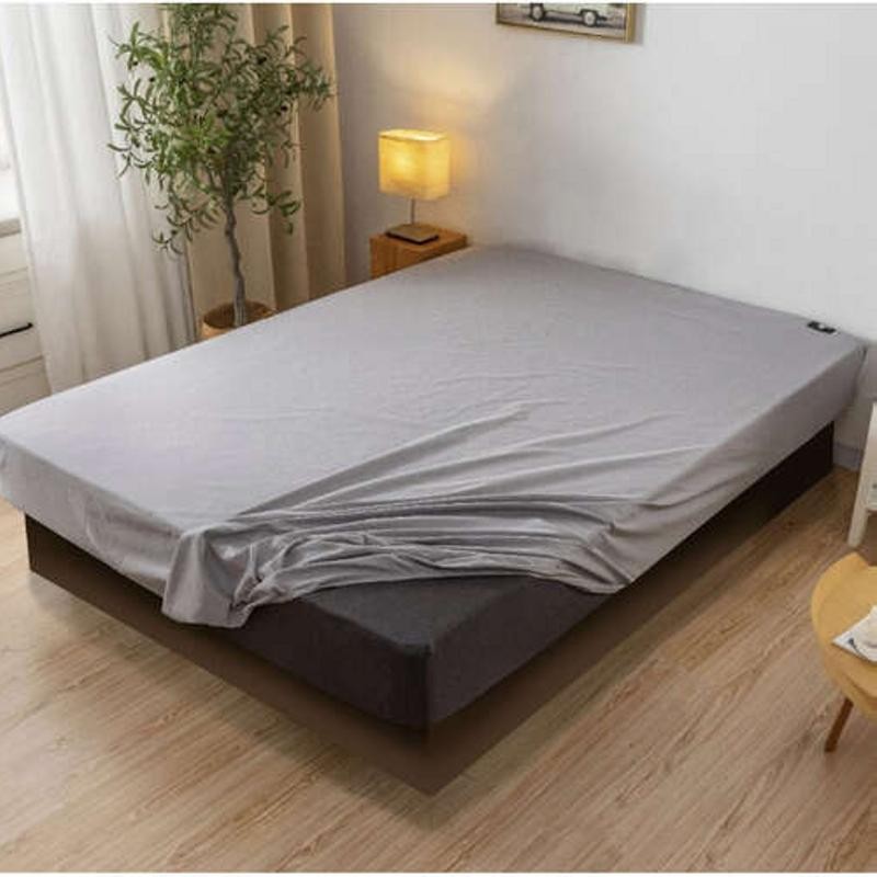 Aluslakana 180 × 200 cm – harmaa jersey