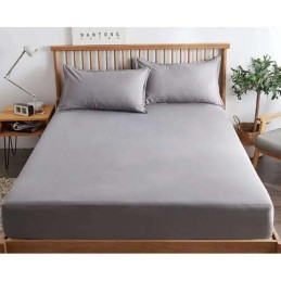 Aluslakana 180 × 200 cm – harmaa jersey