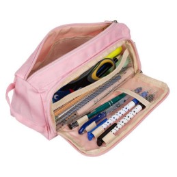 Suuri Pinkki Penaali | Tilava ja kestävä Oxford-kynäkotelo