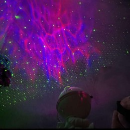 Astronautti-tähtiprojektori | Galaksivalo | RGB-sumu & tähdet