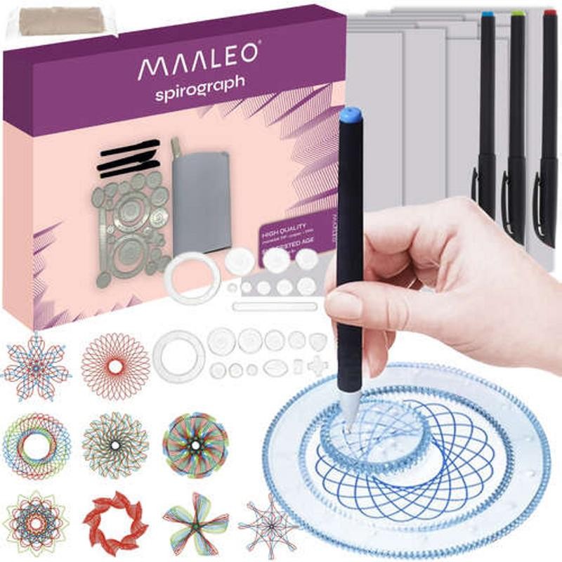 Spirografi Piirustussarja | Luo upeita geometrisia kuvioita