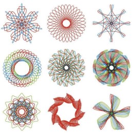 Spirografi Piirustussarja | Luo upeita geometrisia kuvioita
