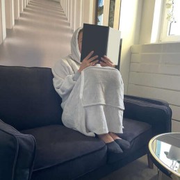 XXL Oversize peittopaita – lämmin peittopaita, harmaa