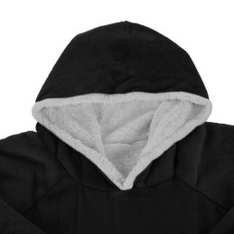 XXL Oversize peittopaita – lämmin peittopaita, musta