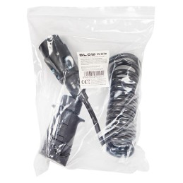 Peräkärryn spiraalijatkojohto 7-pin | 1.8m | 12V