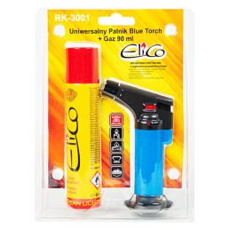 Minikaasupoltin ja Täyttökaasu 90 ml | 1300°C | Piezo-sytytys