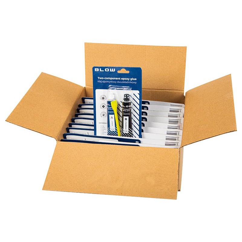 Epoksiliima 2-komponenttinen | 20 kpl tukkupakkaus | 2-osainen sideaine