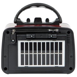 Solar-radio Bluetooth RA10 | Aurinkopaneeli | Powerbank | Retro