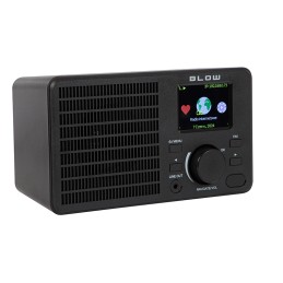Internet-radio | Wi-Fi & Bluetooth | 2.4" TFT-värinäyttö | Herätyskello