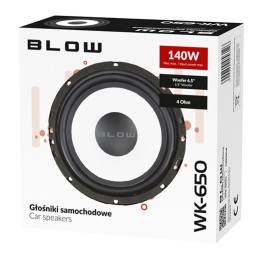 Autokaiutin Woofer 6,5" | BLOW | 140W | 165mm | Bassokaiutin