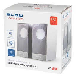 Kompaktit USB-tietokonekaiuttimet 2x3W | Luonnollinen ääni | Musta