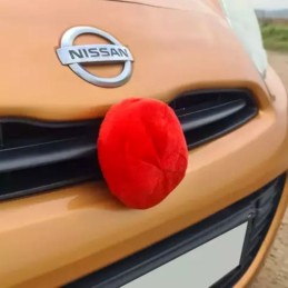Poronsarvet ja punainen nenä autoon  | Jouluinen autonkoristelu