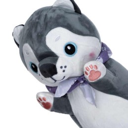 Pitkä Pehmolelu Koira Husky 70 cm | Halikaveri ja unityyny