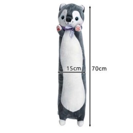 Pitkä Pehmolelu Koira Husky 70 cm | Halikaveri ja unityyny