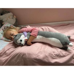 Pitkä Pehmolelu Koira Husky 70 cm | Halikaveri ja unityyny