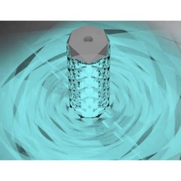 2-in-1 ilmankostutin ja LED-yövalo – ruusuefekti