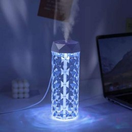 2-in-1 ilmankostutin ja LED-yövalo – ruusuefekti