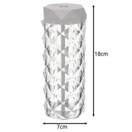 2-in-1 ilmankostutin ja LED-yövalo – ruusuefekti