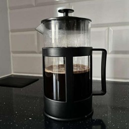 Lasinen teepannu 1 l – mäntä ja terässihti
