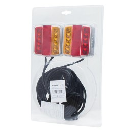 Peräkärryn LED-valosarja magneetilla | 7-napainen