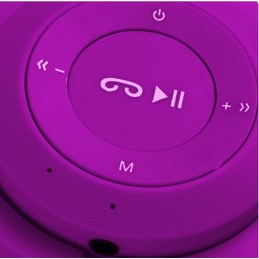 Lasten langattomat kuulokkeet LED-kissankorvat | Bluetooth 5.0 | Violetti