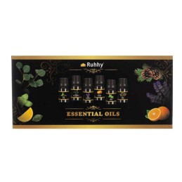 Vesiliukoiset tuoksuöljyt ilmankostuttimeen ja diffuuseriin 6x10ml | aromaterapiasetti lahjalaatikossa