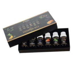Vesiliukoiset tuoksuöljyt ilmankostuttimeen ja diffuuseriin 6x10ml | aromaterapiasetti lahjalaatikossa