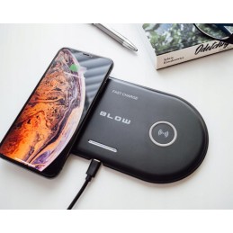 Langaton Tuplalaturi Qi 10W | Lataa kaksi puhelinta samanaikaisesti