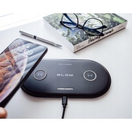 Langaton Tuplalaturi Qi 10W | Lataa kaksi puhelinta samanaikaisesti