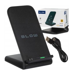 Langaton Qi-latausteline 15W | Pikalataus | Blow | Musta