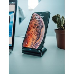 Langaton Qi-latausteline 15W | Pikalataus | Blow | Musta