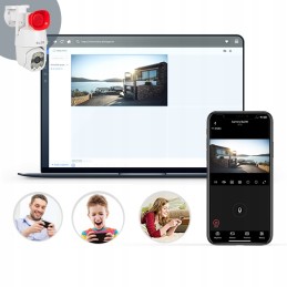 Kääntöpääturvakamera WiFi 3MP | Auto-tracking, Megafoni & 2K | IP66