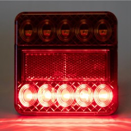Peräkärryn LED-valosarja magneetilla | 7-napainen