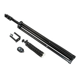 Jalustasetti 2-in-1 | Korkeus 210cm + Flexible | Kaukosäädin