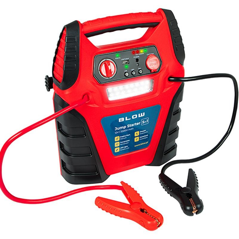 Jump Starter 4-in-1 | Apukäynnistin & Kompressori | 900A | Powerbank
