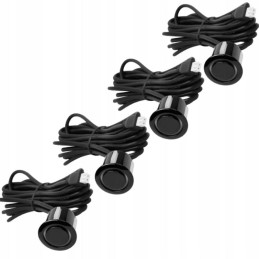 Peruutustutkasarja 4 sensorilla ja LED-näytöllä | Musta