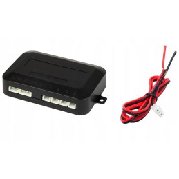 Peruutustutkasarja 4 sensorilla ja LED-näytöllä | Musta