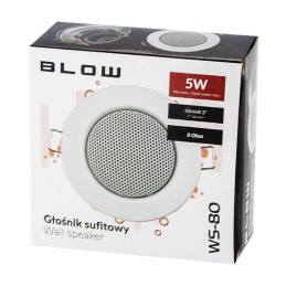 Kattokaiutin WS-80 50mm | 5W 8ohm valkoinen | Kompakti uppoasennus