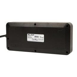 Jatkojohto 6xpistoke 3xUSB-USB-C, 5m