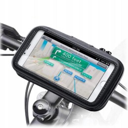 Vesitiivis puhelinkotelo UR-03 L | Pyörään & Moottoripyörään | 360° kierto