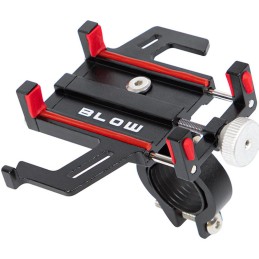 Alumiininen puhelinteline polkupyörään | 360° säätö | 22–31,8 mm