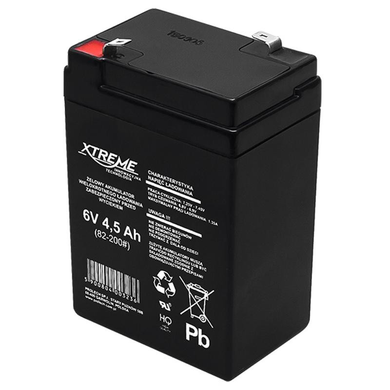 AGM-akku 6V 4.5Ah | Huoltovapaa ja vuotamaton | UPS ja hälytysjärjestelmät