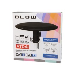 Aktiivinen DVB-T2-antenni ATD41 | 25dB | Sisä- ja ulkokäyttöön | 4K