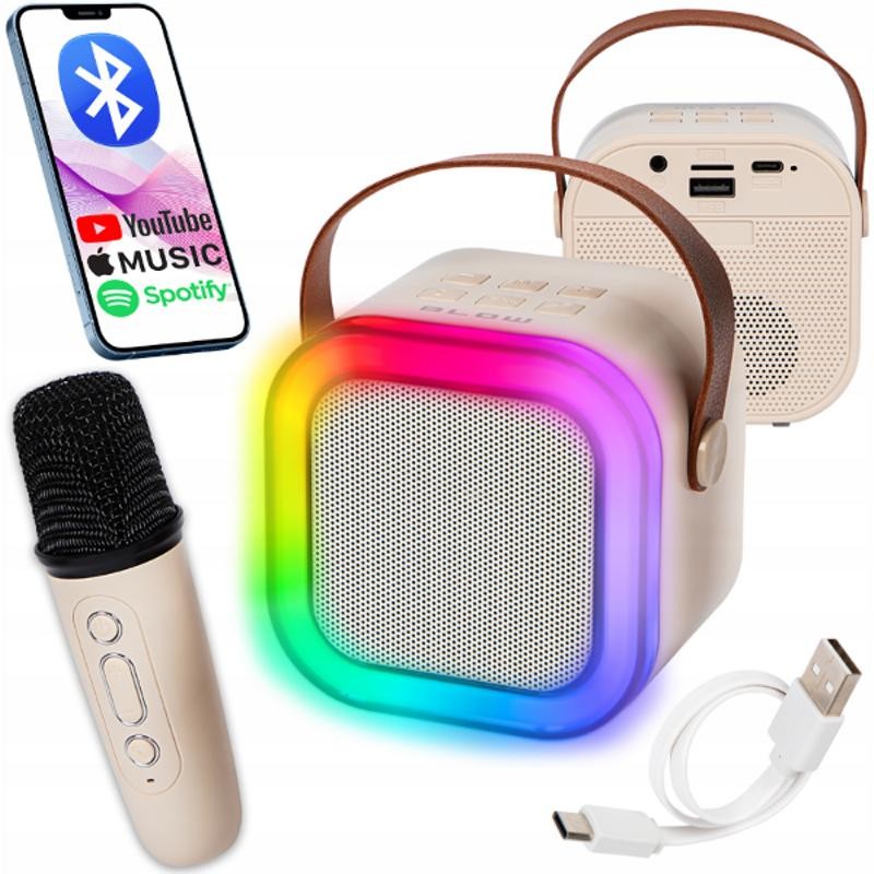 Langaton Karaoke-setti RGB | Bluetooth 5.3 | Äänenmuunnin